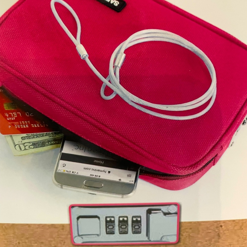 PNK privacy pouch